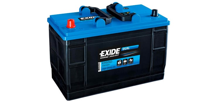 Exide ER550 Dual Leisure Battery 115Ah