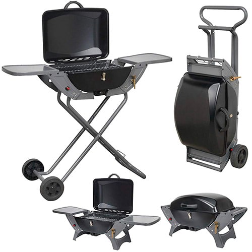 Crusader Products Folding Gas Barbecue Trolley