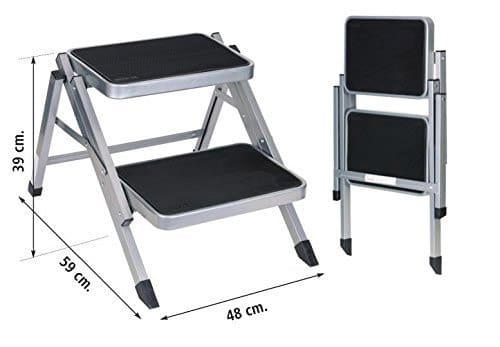 EAZYGOODS Heavy Duty Folding Double Caravan Steps