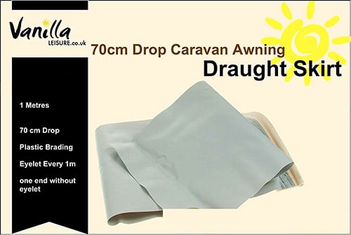 Vanilla Leisure Caravan Awning Draft Skirt 