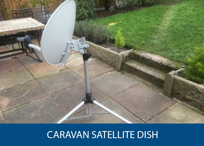 caravan satellite dish
