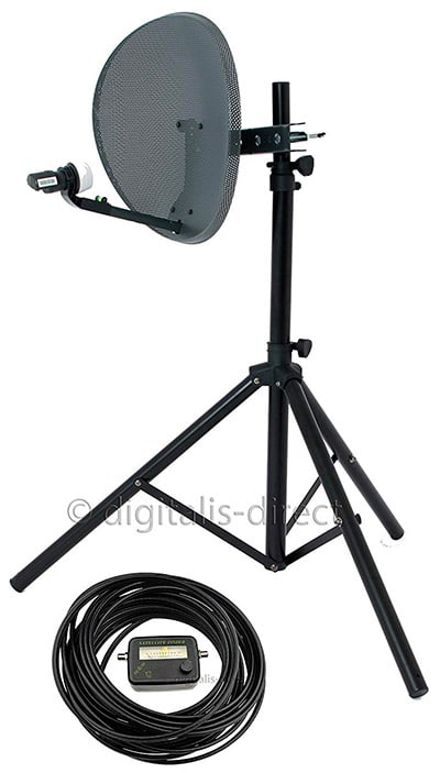 Satfinder and Sky Dish Full DIY Kit