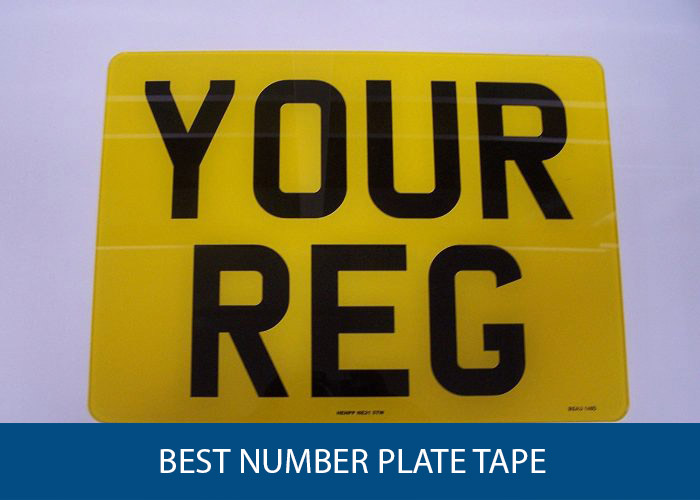 best number plate tape