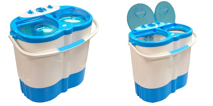 Leisurewize Twin Tub Portable Washing Machine Spin Dryer