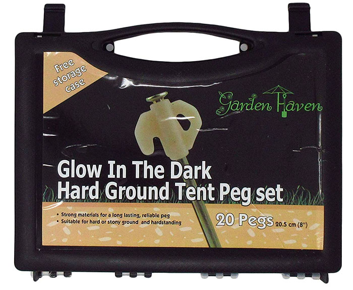 Garden Haven Set of 20 Heavy Duty Hard Ground Pegs