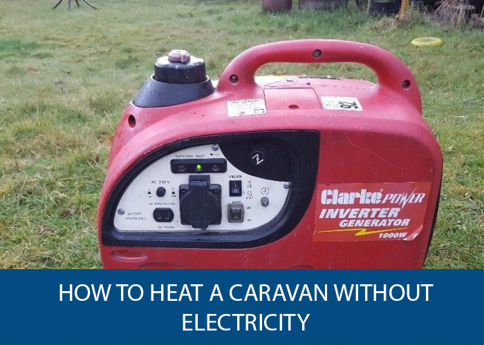 how to heat a caravan without electricity