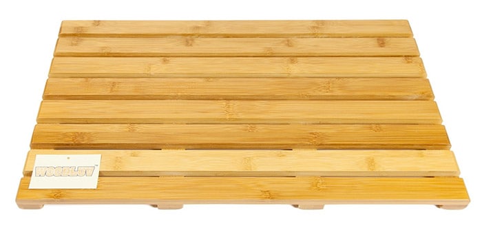 Woodluv Bamboo Deluxe Rectangular Duckboard Bathmat