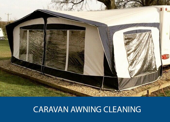 caravan awning cleaning