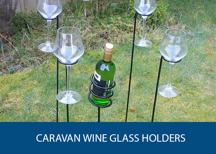 caravan wine glass holders