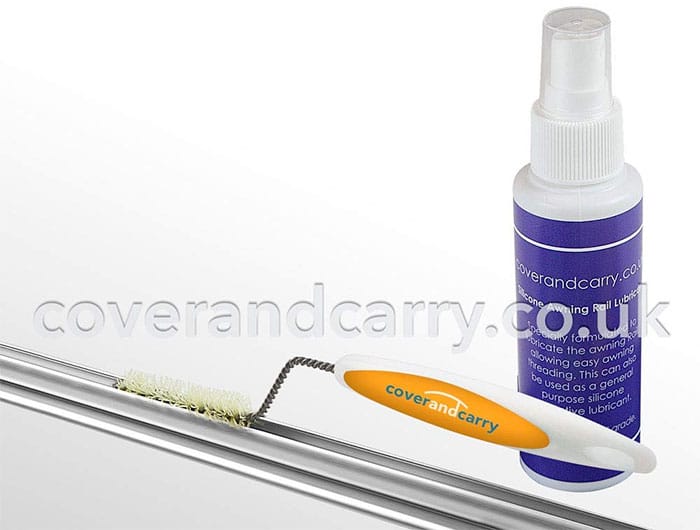 Coverandcarry Awning Rail Brush and Lubricant