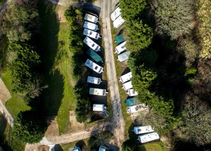 Caravan Storage at Trethiggey Holiday Park