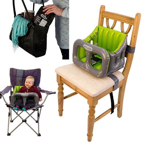 high chair and travel cot